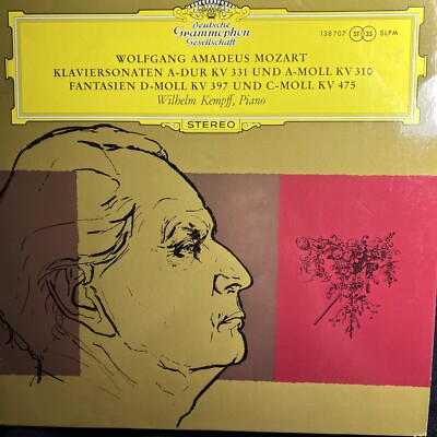Mozart   2 Piano Sonatas : A major & A minor, K.331 & K.310 -KEMPFF IMPORT Vinyl