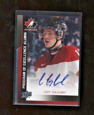 2013-14 Upper Deck Team Canada POE Autographs #222S Cody Goloubef 015/175 *19718