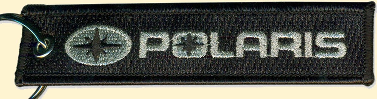Polaris Embroidered Key Chain, for snowmobiles, off road