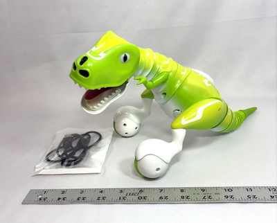Zoomer Dino Boomer Interactive Robot Dinosaur Toy Tested Works No Remote