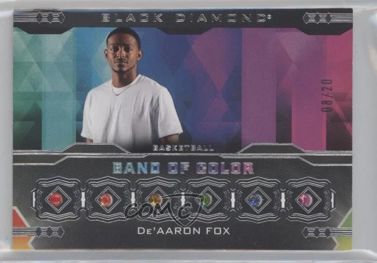 2024 Goodwin Champions De'Aaron Fox Black Diamond Band of Color /20