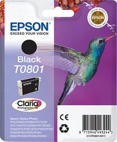 Epson T0801 / C13T08014011 / C13T08014020 Tinte Schwarz