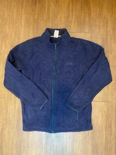 The North Face full-zip fleece jacket in dark blue Size Men’s Medium