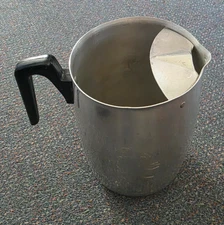 Enterprise Quality Cookware 8" Aluminum Water Pitcher w/ Bakelite Handle Vintage