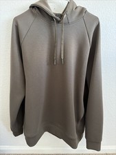 lululemon smooth spacer hoodie Olive Brown Men  s Medium
