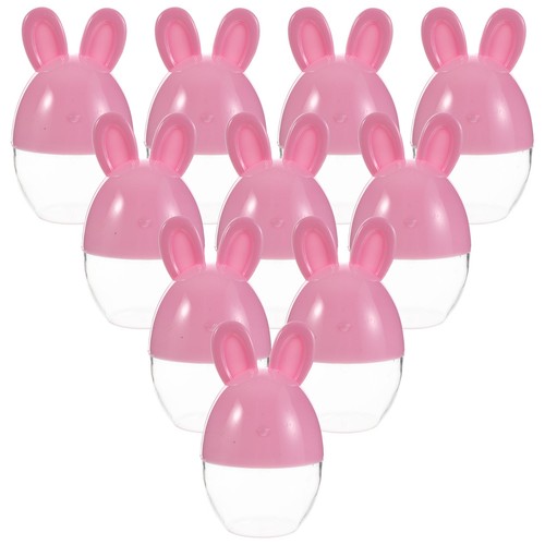  10 sztuk Wielkanocne pudełka imprezowe Plastikowe jajka Napełniane upominki dla dzieci Słoik na słoiki - Zdjęcie 8 z 17