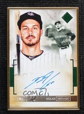2020 Topps Transcendent Collection Emerald 15/15 Nolan Arenado #TCA-NA Auto 0d08