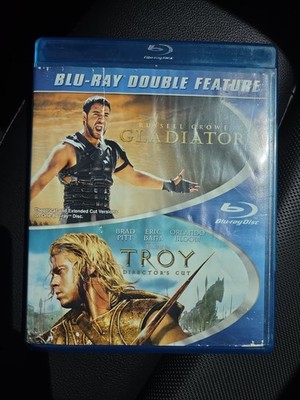 Gladiator / Troy Blu-ray Set - Extended Cut / Director's Cut - Pristine Discs!