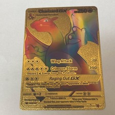 Pokémon Charizard GX Secret Rare SM-Burning Shadows Holo Metal Card 150/147