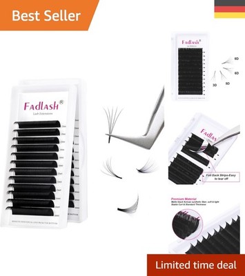 14mm Easy Fan Lashes - Seide Wimpernverlängerung für professionelles Ergebnis