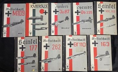 Aero Series No. 1, 7, 8, 9, 12, 13, 14, 16, 17  Uwe Feist, 1965-1968