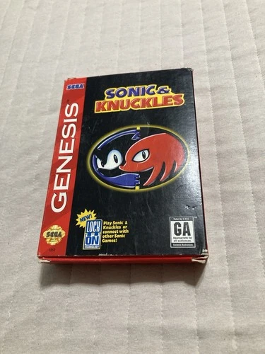 Sonic And Knuckles For Sega Genesis CIB, NTSC-US, Tested And Working