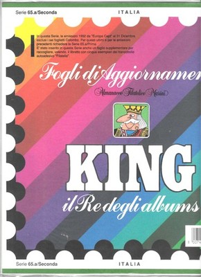 1992 MARINI KING UPGRADE SHEETS WITH ALMANAC STILL SEALED ''SECOND''