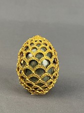 Mid-Century Frederick Mosell Faberge Egg Sewing Kit ~ Missing Thimble