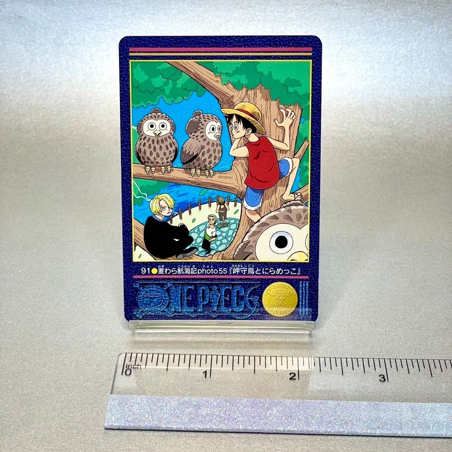 ワンピース カード VISUAL ADVENTURE ルフィ海賊団 カード Luffy One Piece Visual Adventure Carddass No. 91 Card 2001 TCG
