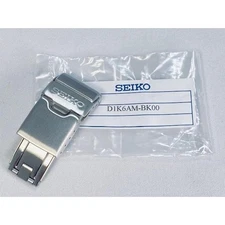 SEIKO D1K6AM-BK00 Genuine Watch Buckle Deployment Clasp 18mm for SBDX001