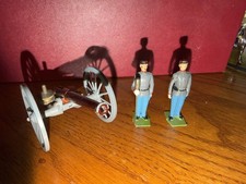 BRITAINS TOY SOLDIERS SET 2058 A.C.W. CONFEDERATE ARTILLERY WITH GUNNERS