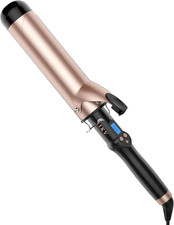 2 inch Curling Iron Extra Large Barrel,Curling Wand Ceramic Tourmaline, for Long