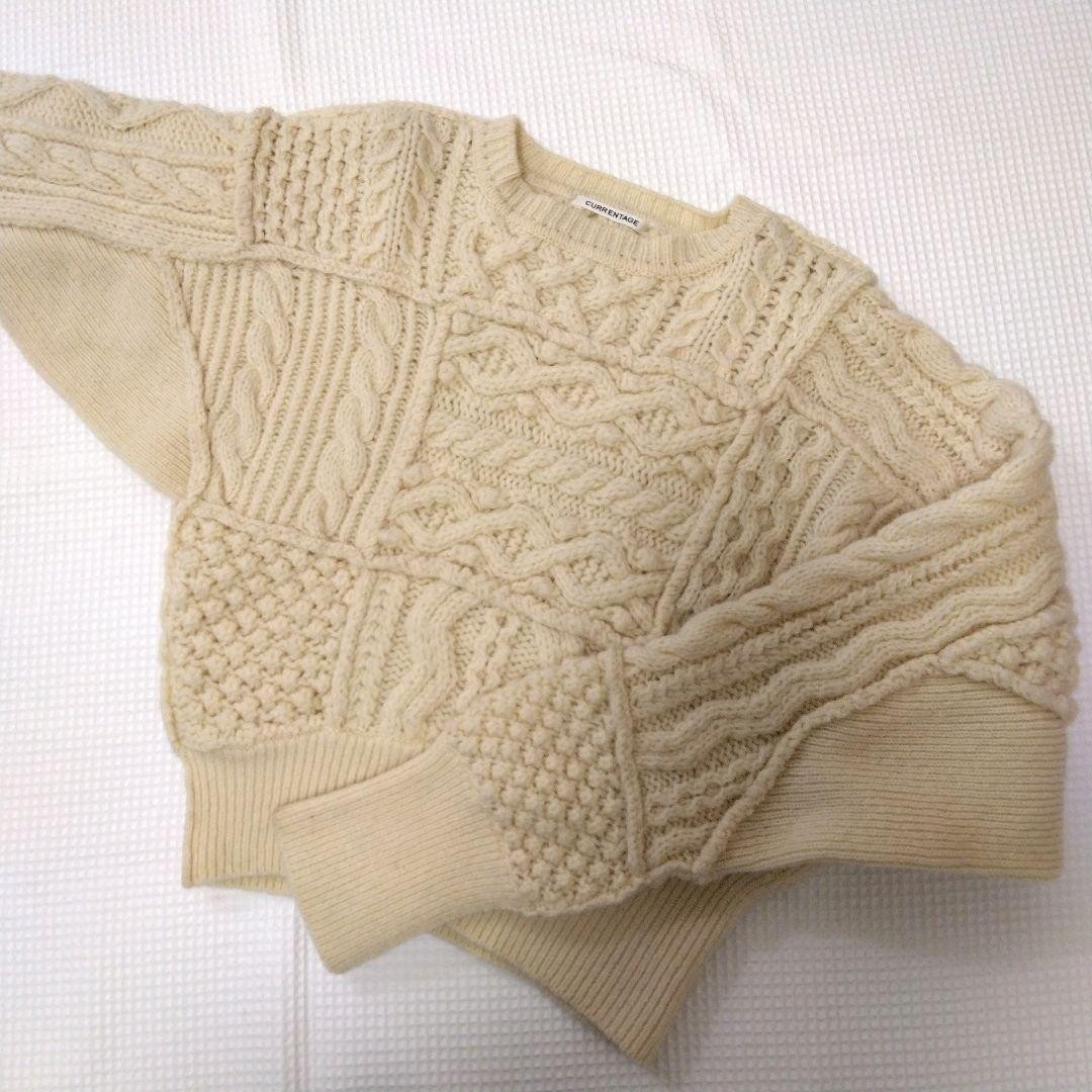 CURRENTAGE cable patch knit - image 11