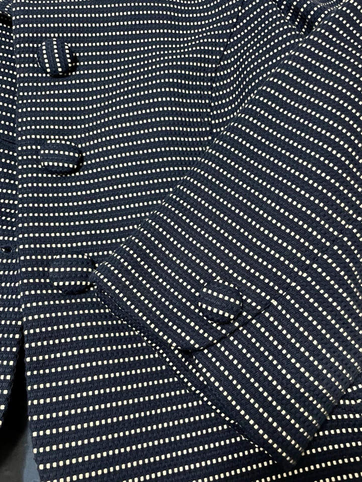 Chaqueta Blazer Ann Taylor Nueva con Etiquetas, Talla 8, 8P, Pequeña, Azul Foto 2 de 4