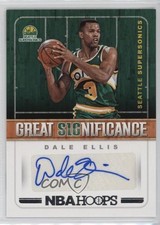 2018-19 Panini NBA Hoops Great SIGnificance Dale Ellis #GS-DE Auto 05eu