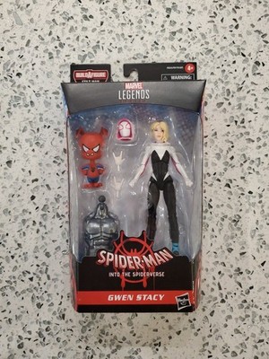 Marvel Legends Spider-Man Into The Spider-Verse Gwen Stacy BAF Stilt Man New...