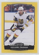 2022-23 O-Pee-Chee Yellow Border Michael Amadio #377 0c3