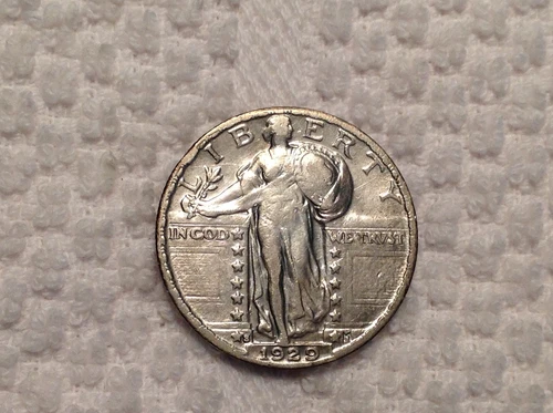Beautiful 1929 S Standing Liberty Quarter