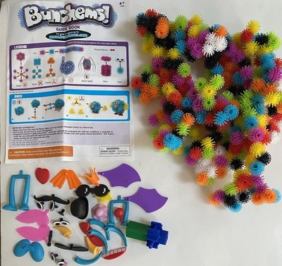 Bunchems  Building Toy w/ Accessories Idea Pamphlet Creative Preowned