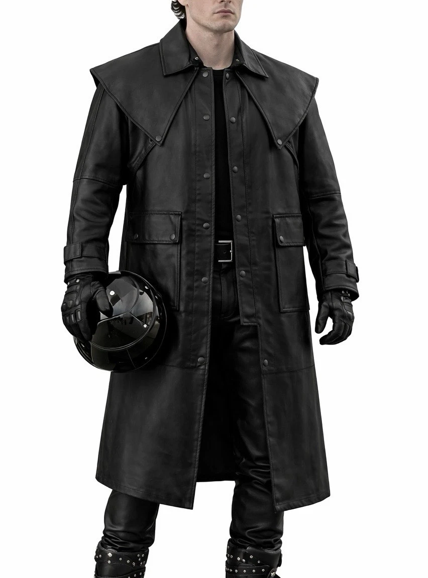 Leather Outer Shell Capes for Men for sale | eBay