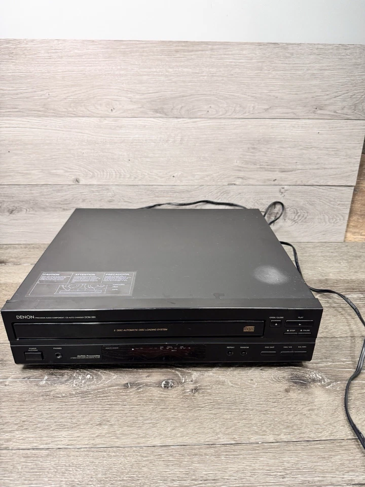 Denon Precision Audio Component/CD Auto Changer DCM-360 Tested Working~No Remot - Image 2 of 4