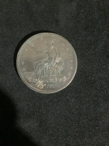 1874 cc trade dollar with chop marks
