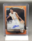2025-26 Bowman - Chrome Prospect Autographs Nate Ament #CPA-NA Orange Refractor