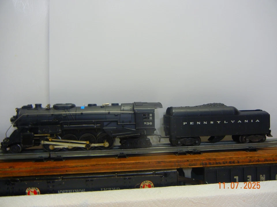 Lionel #736 w/#2046W Whistle Tender. Excellent, proper operation confirmed. - Image 2 of 4