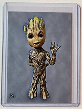 Groot Limited Edition Artist Signed "Guardians Of The Galaxy" Trading Card 1/10