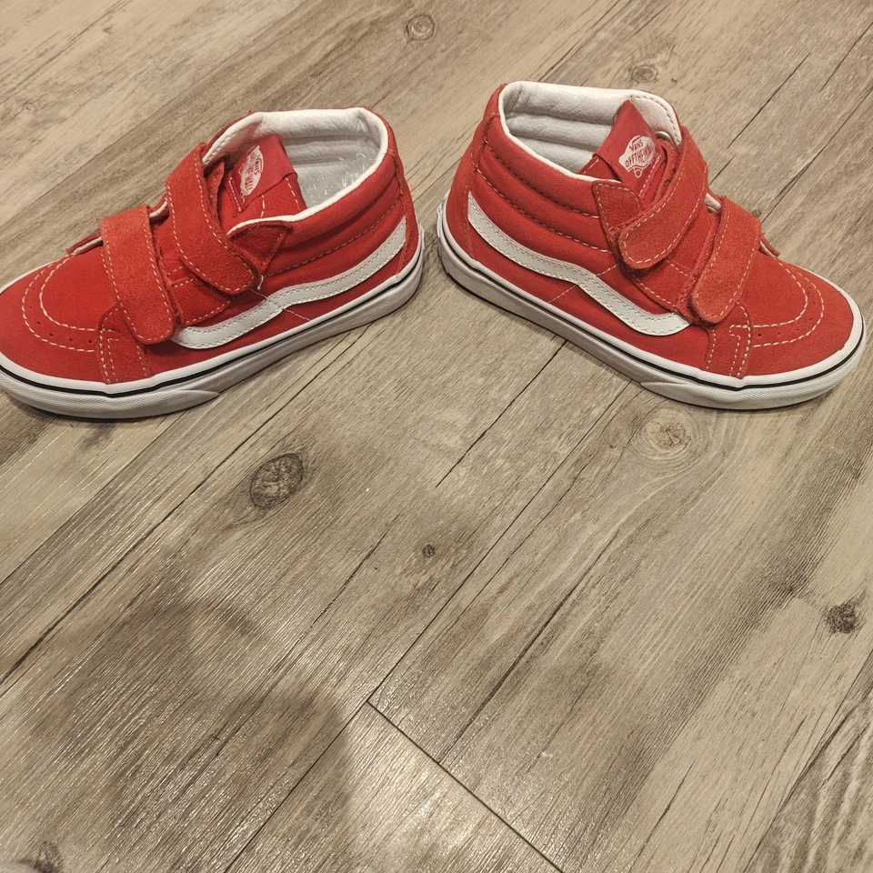 Furgonetas Infantiles Sk8-Mid Reedición V Rojo Blanco Talla 13.5 (Eur 31 (18.5 cm Foto 2 de 4