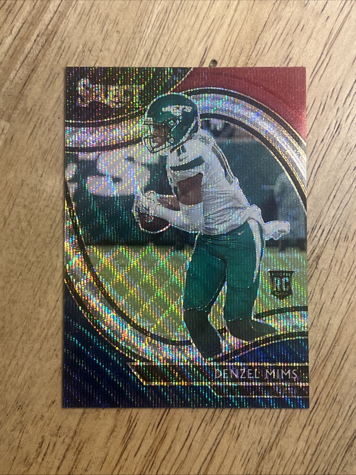 Denzel Mims 2020 Select Rookie Field Level Tri Color Prizm New York Jets /75