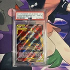 PSA 10 Charizard & Braixen GX 212/236 Pokemon Tag Team Cosmic Eclipse Sun & Moon