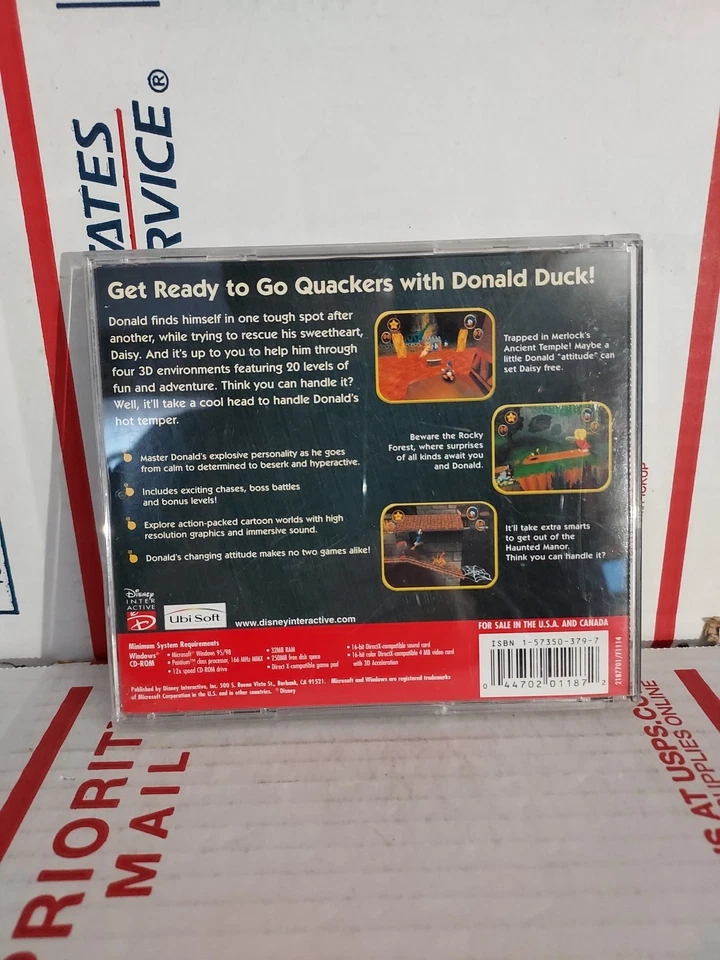 Disney's Donald Duck Goin Quackers (PC, Microsoft Windows 95/98) - #162h - Image 2 of 2
