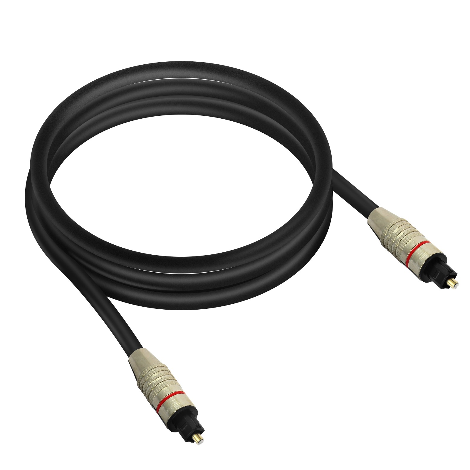 Câble optique audio LinQ 2m avec transmission sans perte Toslink