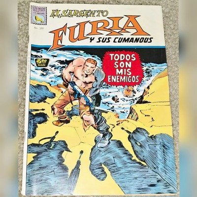 1 Rare VHTF Sgt. Fury 127 MX 1975 330 Sargento Furia Prensa Jack Kirby Variant