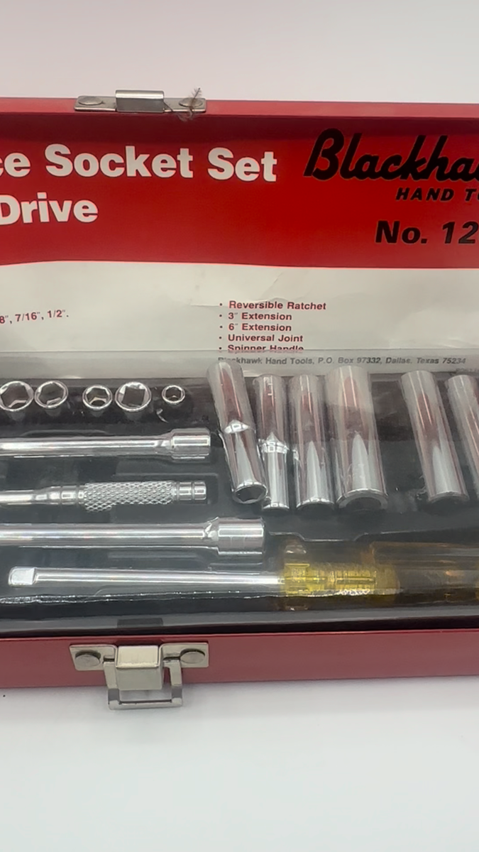 Vintage Brand New 20PC Blackhawk 1/4