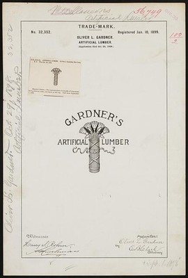 Oliver L. Gardner for Gardner's Artifical Lumber brand Artifical Lumber