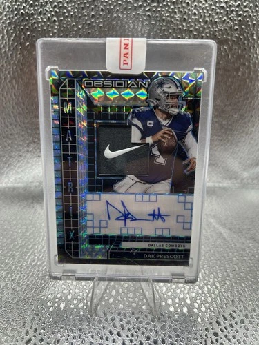 2020 Panini Obsidian Matrix Dak Prescott - Nike Patch 🔥 1 of 1 🔥Auto