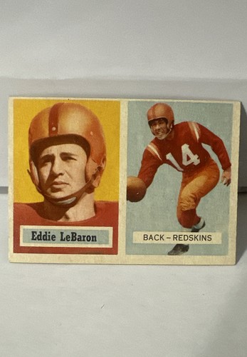 Eddie LeBaron #1 1957 Topps card