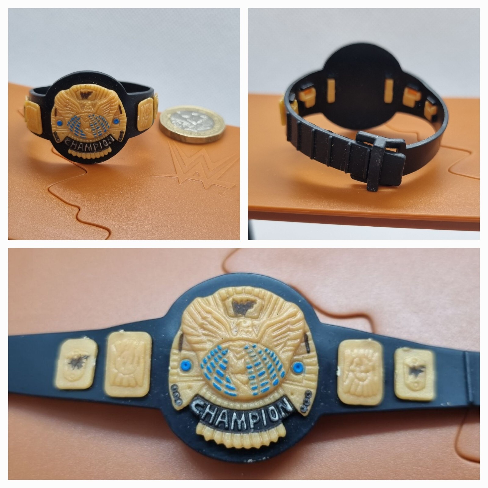 WWE WRESTLING ACTION FIGURE BELT ATTIRE WEAPON ACCESSORY CUSTOM BUNDLE