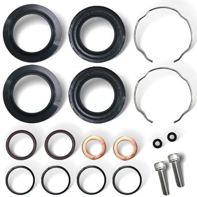 BIGLKNM 39mm Fork Seals Rebuild Kit Compatible for Harley Fork Seals Sportste...