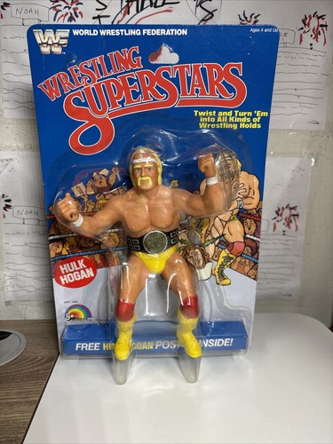 WWF HULK HOGAN 5 BACK LJN Wrestling SUPERSTARS SER...