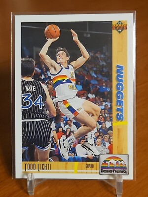 コレクション Basketball Cards 1991-92 Upper Deck Basketball Card Todd Lichti Denver Nuggets #299