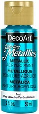 DecoArt Acrylic Paint, Crafters, Dazzling Metallics, Glamour Dust, Satin Paint